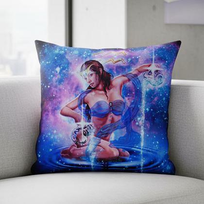 Obrazek z Poszewka na poduszkę znak zodiaku - Wodnik