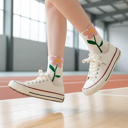 Obrazek z Skarpetki w kwiaty