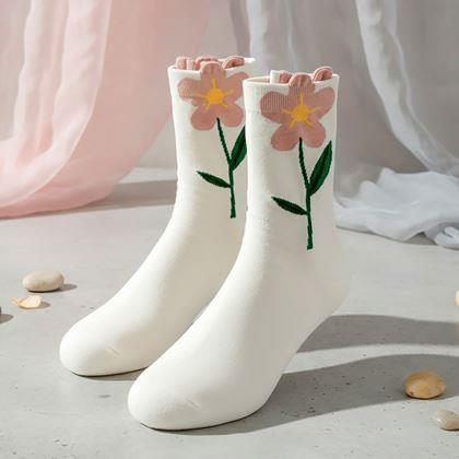 Obrazek z Skarpetki w kwiaty