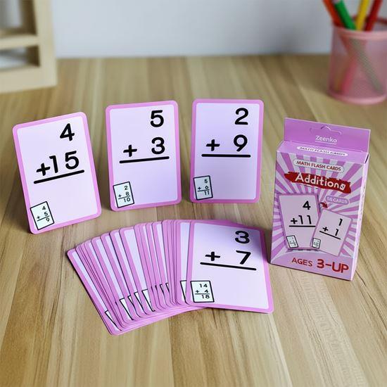 Obrazek z Zestaw kart matematycznych 36 szt. - dodawanie