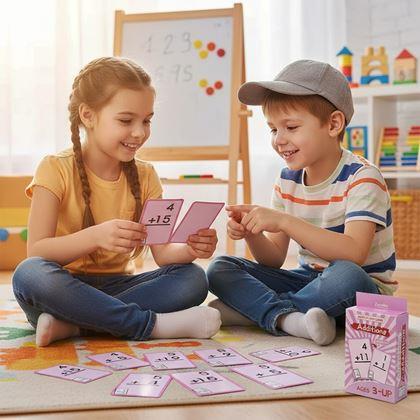 Obrazek z Zestaw kart matematycznych 36 szt. - dodawanie