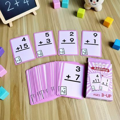 Obrazek z Zestaw kart matematycznych 36 szt. - dodawanie