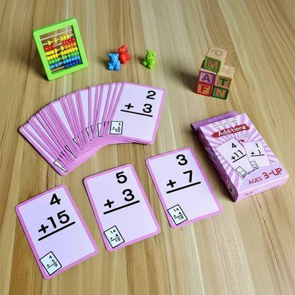 Obrazek z Zestaw kart matematycznych 36 szt. - dodawanie