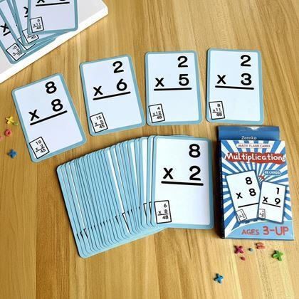 Obrazek z Zestaw kart matematycznych 36 szt. - mnożenie