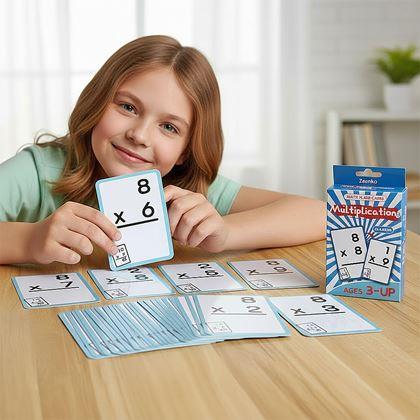 Obrazek z Zestaw kart matematycznych 36 szt. - mnożenie