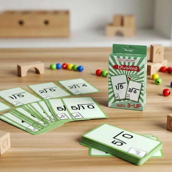 Obrazek z Zestaw kart matematycznych 36 szt. - podział