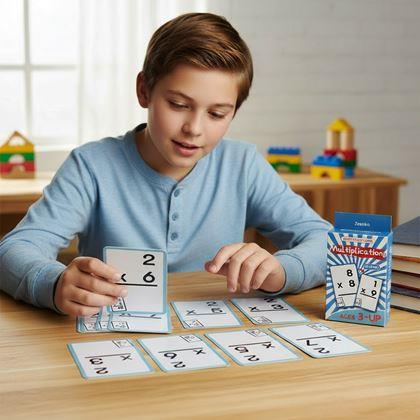 Obrazek z Zestaw kart matematycznych 36 szt. - mnożenie