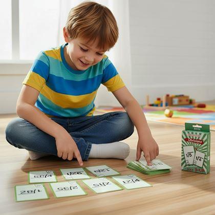 Obrazek z Zestaw kart matematycznych 36 szt. - podział