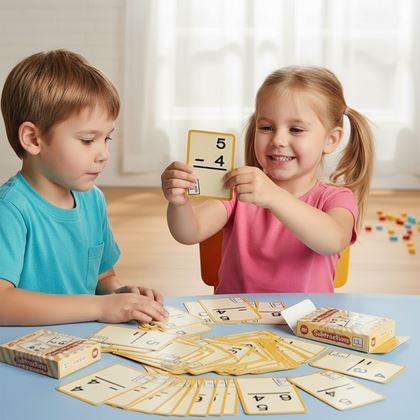 Obrazek z Zestaw kart matematycznych 36 szt. - odejmowanie