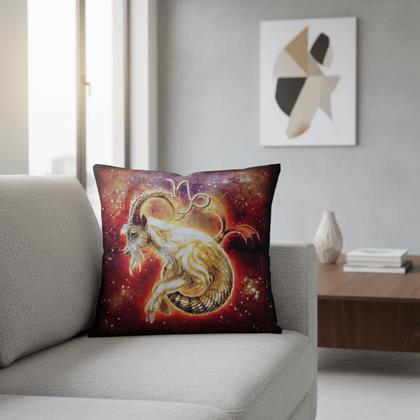 Obrazek z Poszewka na poduszkę znak zodiaku - Koziorożec