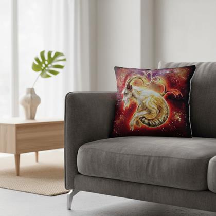 Obrazek z Poszewka na poduszkę znak zodiaku - Koziorożec