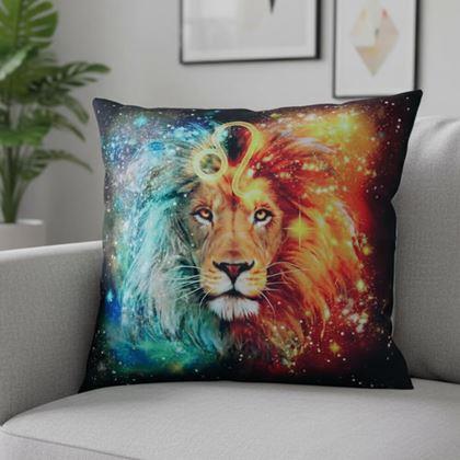 Obrazek z Poszewka na poduszkę znak zodiaku - lew