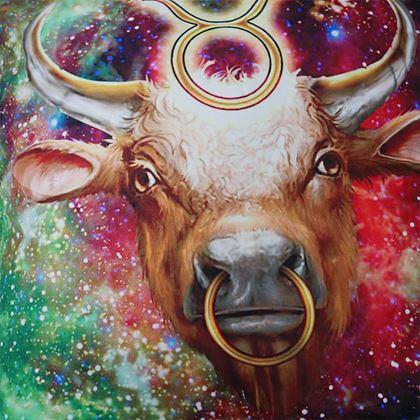Obrazek z Poszewka na poduszkę znak zodiaku - byk