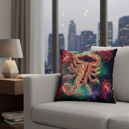 Obrazek z Poszewka na poduszkę znak zodiaku - skorpion