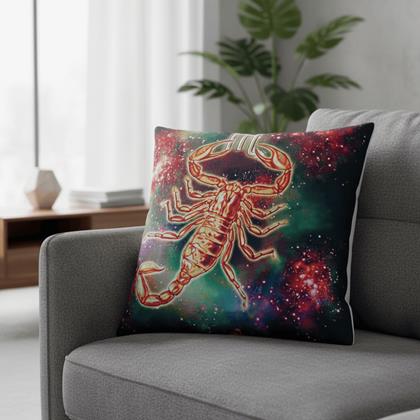 Obrazek z Poszewka na poduszkę znak zodiaku - skorpion