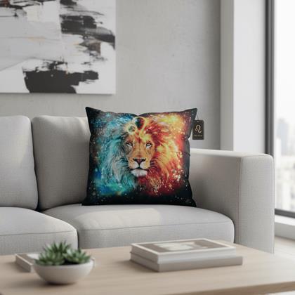 Obrazek z Poszewka na poduszkę znak zodiaku - lew