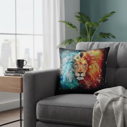 Obrazek z Poszewka na poduszkę znak zodiaku - lew