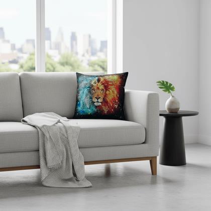 Obrazek z Poszewka na poduszkę znak zodiaku - lew