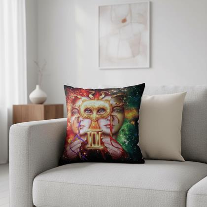 Obrazek z Poszewka na poduszkę znak zodiaku - Bliźnięta