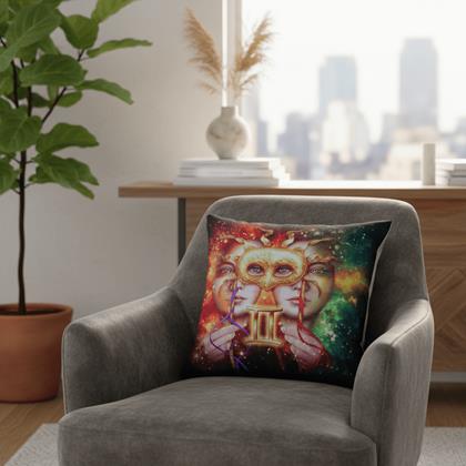 Obrazek z Poszewka na poduszkę znak zodiaku - Bliźnięta