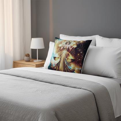 Obrazek z Poszewka na poduszkę znak zodiaku - wagi