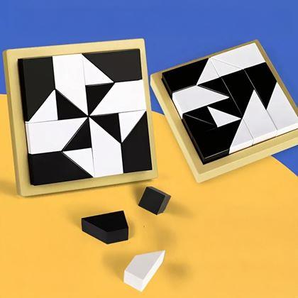 Obrazek z Czarno-biały tangram