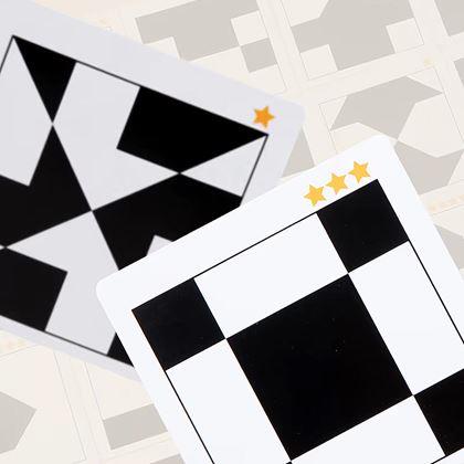 Obrazek z Czarno-biały tangram