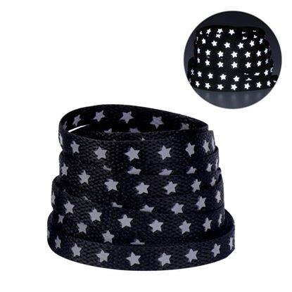 Obraz Sznurówki z odblaskowymi gwiazdkami