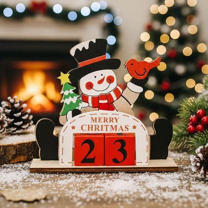 Obrazek z Kalendarz odliczania dni do Bożego Narodzenia  -  bałwanek