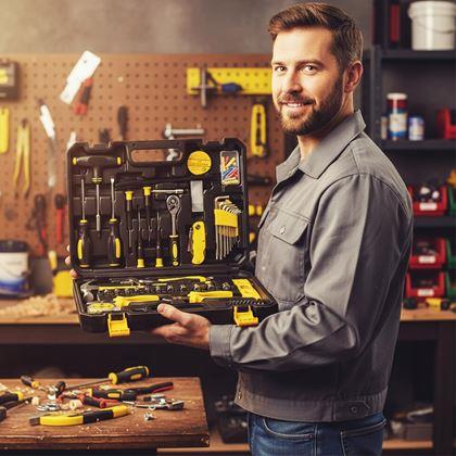 Obrazek z Zestaw narzędzi dla mężczyzn