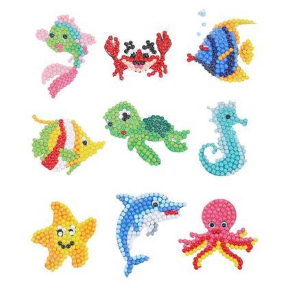 Obrazek z Haft diamentowy dla dzieci - naklejki  -  morski świat