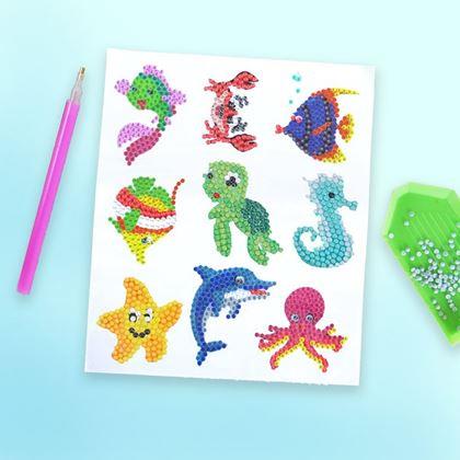 Obrazek z Haft diamentowy dla dzieci - naklejki  -  morski świat