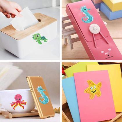 Obrazek z Haft diamentowy dla dzieci - naklejki  -  morski świat