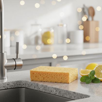 Obrazek z Naturalna ekologiczna gąbka do naczyń