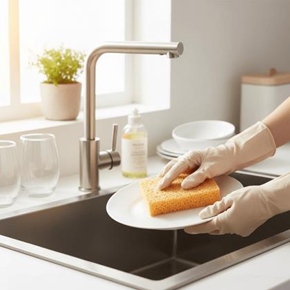 Obrazek z Naturalna ekologiczna gąbka do naczyń