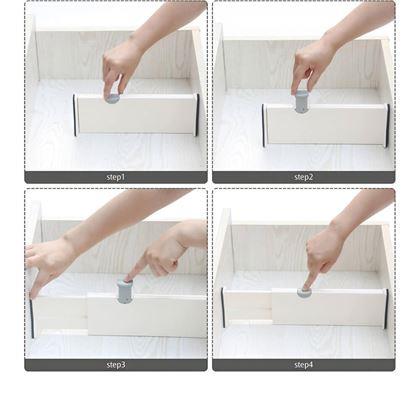 Obrazek z Regulowany rozdzielacz/przegroda do szuflady