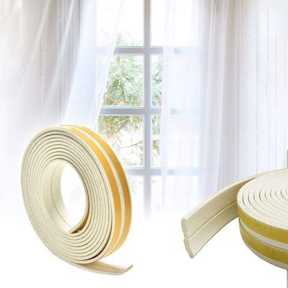 Obrazek z Samoprzylepna uszczelka do okien i drzwi – biała - białe