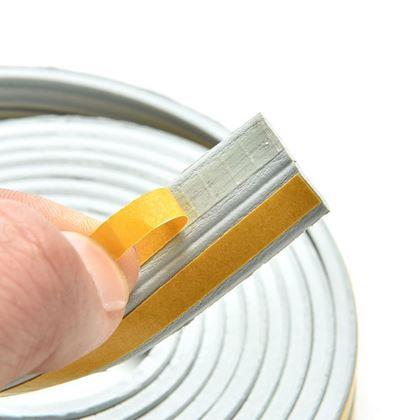 Obrazek z Samoprzylepna uszczelka do okien i drzwi – biała - szare