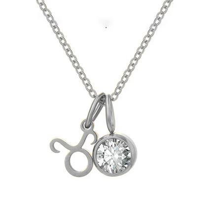 Obrazek z Łańcuszek z zawieszką znaku zodiaku - Byk