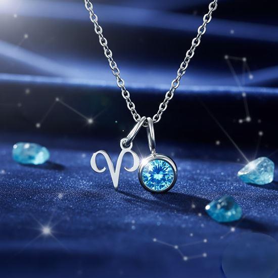 Obrazek z Łańcuszek z zawieszką znaku zodiaku - Baran