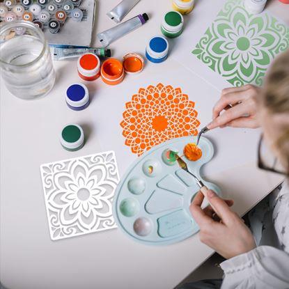 Obraz Szablony do malowania mandali 10 szt.