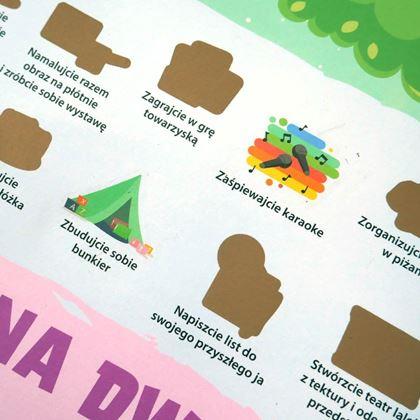 Obrazek z Plakat zdrapka - 100 rzeczy, które musisz zrobić z dziećmi