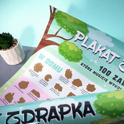 Obrazek z Plakat zdrapka - 100 rzeczy, które musisz zrobić z dziećmi
