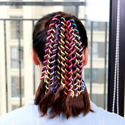 Obrazek z Ozdoby do włosów - spirale z koralikami 6 szt.