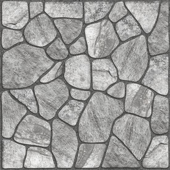 Obrazek z Samoprzylepna płytka z wzorem kamienia 30x30 cm, 10 szt. - jasnoszary