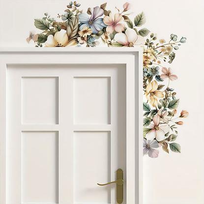 Obraz Naklejka ścienna z kwiatami