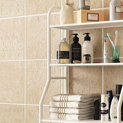 Obrazek z Regał półkowy nad toaletę - biały