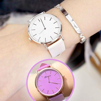 Obrazek z Zegarek zmieniający kolory  -  różowy