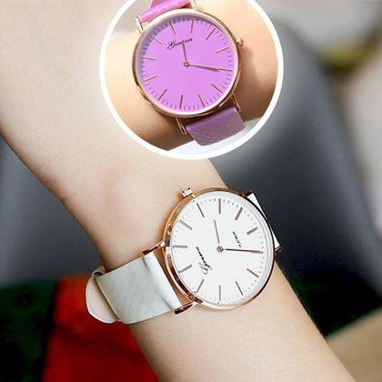 Obrazek z Zegarek zmieniający kolory  -  różowy