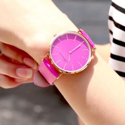 Obrazek z Zegarek zmieniający kolory  -  różowy